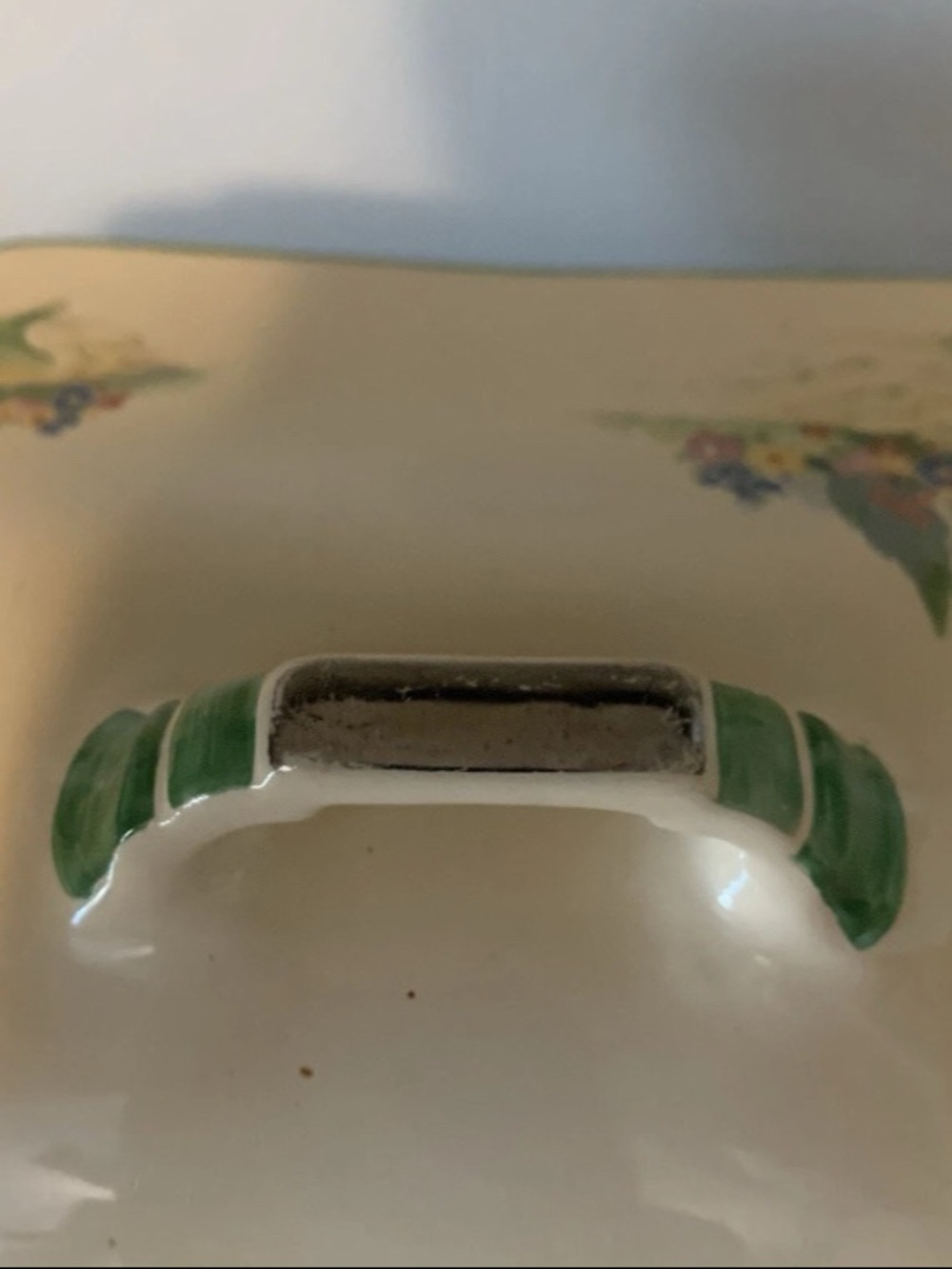 Rare Homer Laughlin English Garden Casserole Dish w/Lid C-4 Century Shape - Picture 7 of 16